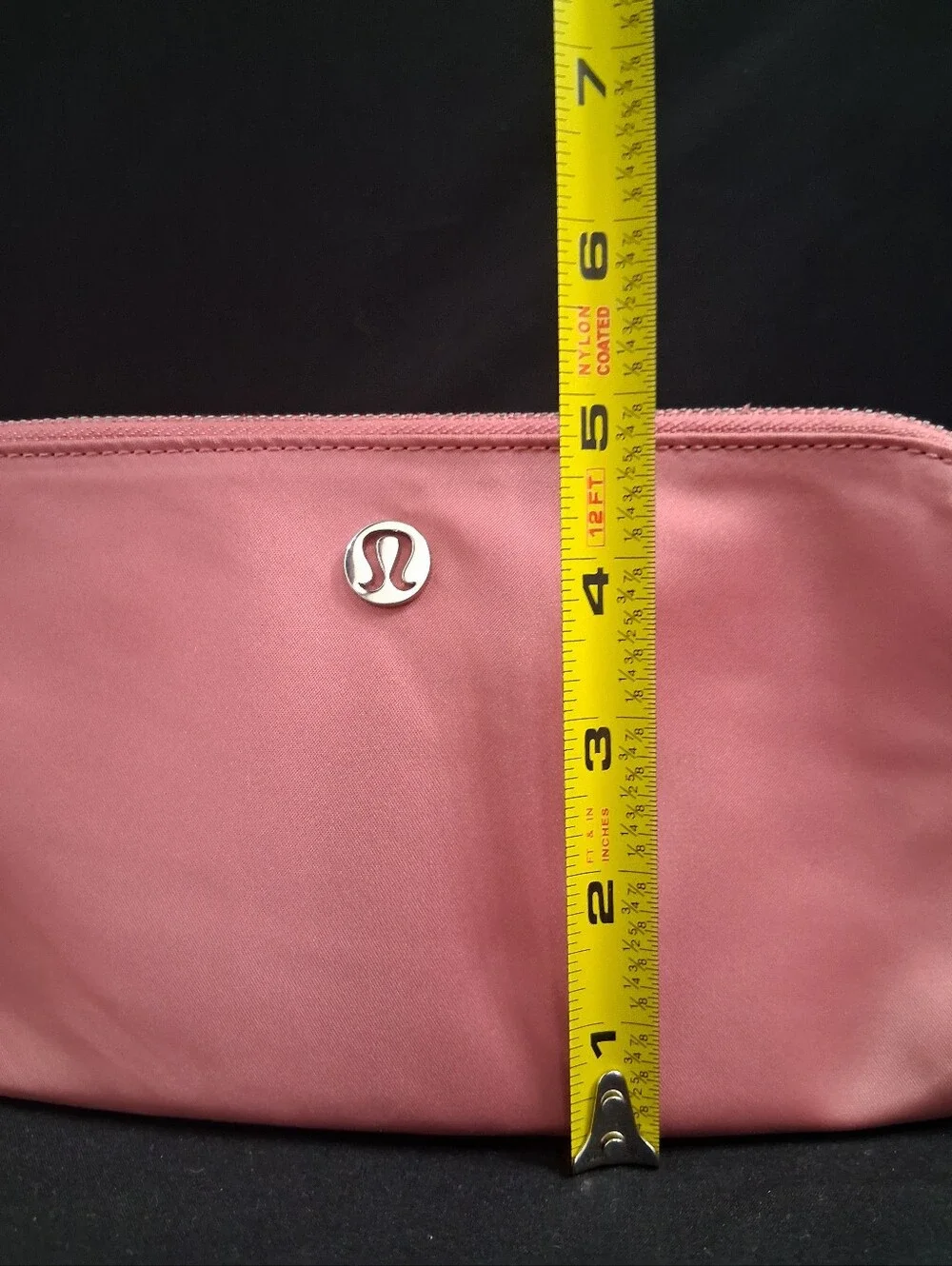 Lululemon Three Compartment Pink Wristlet/Pouch
